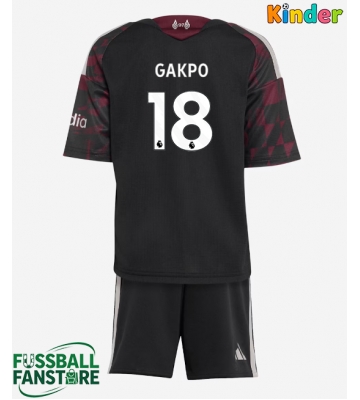 Liverpool Cody Gakpo #18 Replik 3rd trikot Kinder 2026-27 Kurzarm (+ Kurze Hosen)